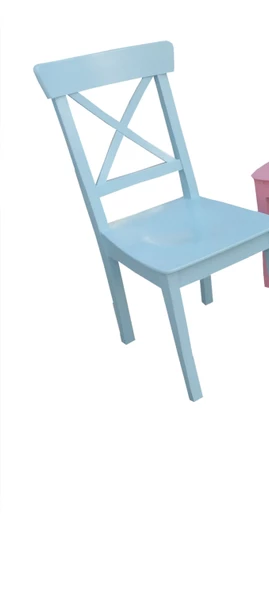 Sandalye 14174 ÇAPRAZ Model Klasik Mobilya Kayın Torna Retro 4renk Parlak El yapı - 2