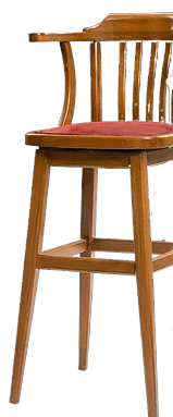 Sandalye ST 14155 Zus269 YÜKSEK BAR DÖNER Klasik Model Kayın Ceviz El Yapım - Resim 7