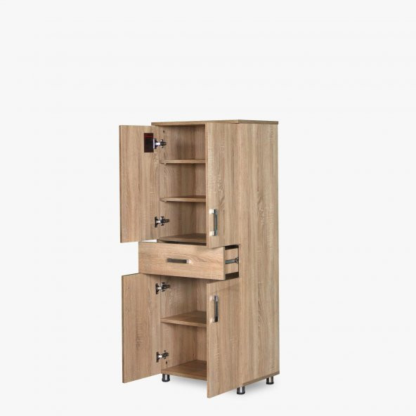Dolap 14026 Çok Amaç Model Parlak Somone Hard Parlak Suntalem 4 raf 130 El Yapım - 2