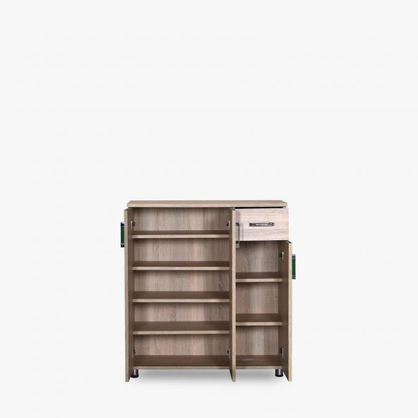 Ayakkabılık14017 Çok Amaç Model Parlak SOMONE Hard suntalem Demonta 5raf El Yapı - 2