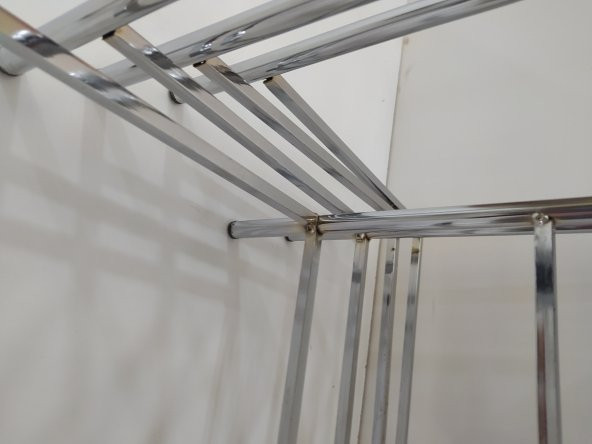 Zigon Sehpa 14005 Demet Metal Model Nikelaj Ayak Ahşap Mermr Dalga Desen El Yapım - 4