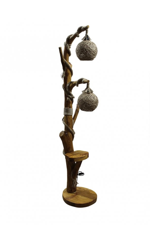 Lambader 13964 Sarmaşık ATMACA 2li doğal malzemeler Kuru Zeytin veya çam dalı - 5