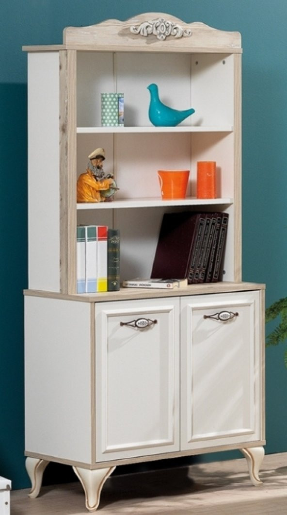 Kitaplık Urlu 13937 COUNTRY Beyaz İnovasyon Model Kalite Suntalem Demonte ürün El Yapım