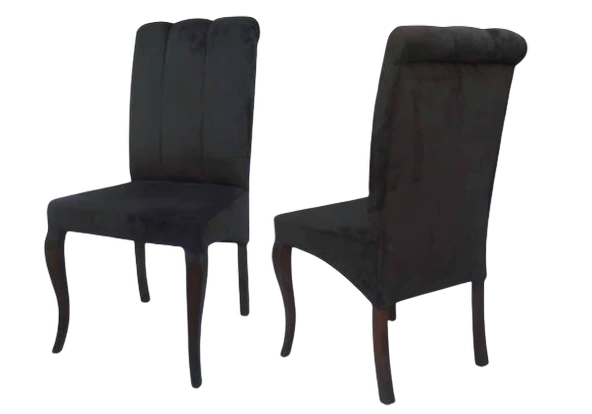 Sandalye 13880 Klasik Mobilya Kayın Aslan ayk 2ad Giydirm terletmez kumaş El Yapı - 2