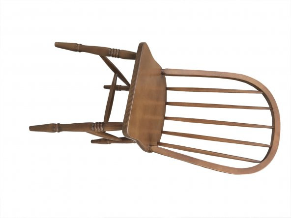 Sandalye 13887 AMERİKAN ÇITALI Klasik Model Kayın RETRO Ayk parlak CEVİZ Natüre - 2