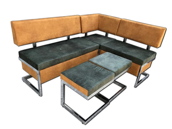 Köşe 13834Takım Mutfak C LOCA Model Metal çelik nikelaj Kaliteli kumaş döşeme 7otrm - 2