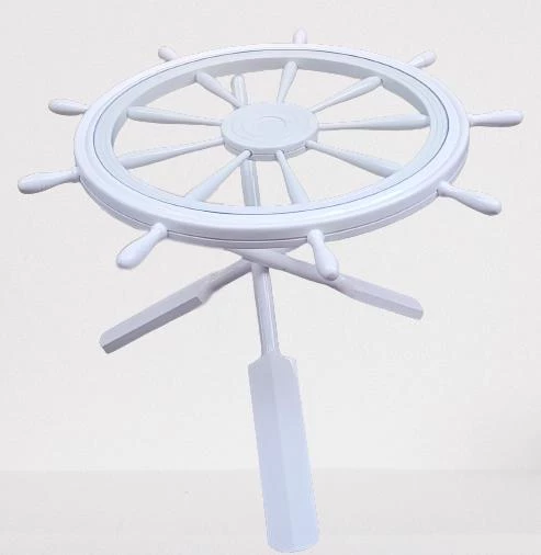 Orta sehp 13825 Dümen Model Kayın Çapraz X Ayak Parlak Beyaz Lake Boya El Yapım - 7