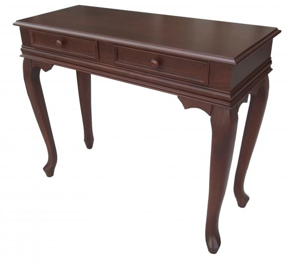 Dresuar 13690 Çift ÇEKM Kayın Aslan Ayak Kayın Kaplama Natüre Ceviz Boya El Yapım - 2