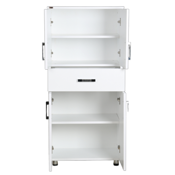 Çok Amaçlı 13633 Dolap Hard Parlak BEYAZ Suntalem 4 Raf Kutu sevk 130 El Yapım - 3