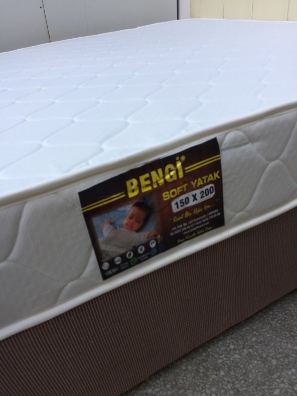 Baza-Başlık STANDART 13417 Deri başlık Metal Fırın Boya Soft Ort Yatak 150*200 - 5