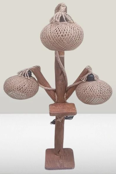 Lambader 12965 Sarmaşık 3lü Doğal malzemeler Kuru Zeytin veya çam dalı El Yapım - 2