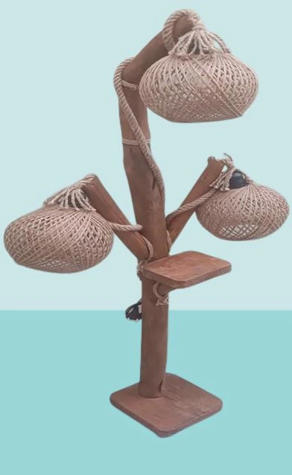 Lambader 12965 Sarmaşık 3lü Doğal malzemeler Kuru Zeytin veya çam dalı El Yapım