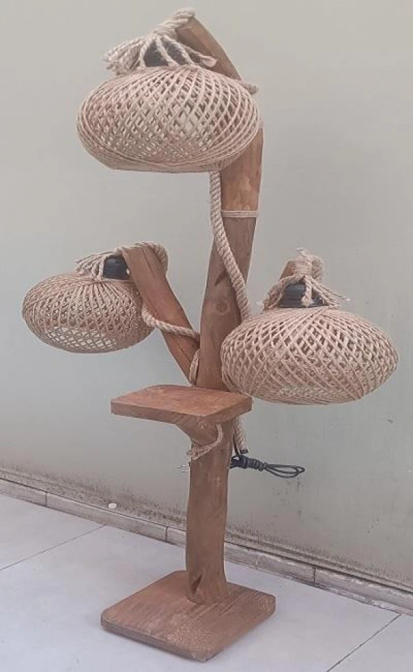 Lambader 12965 Sarmaşık 3lü Doğal malzemeler Kuru Zeytin veya çam dalı El Yapım - 6