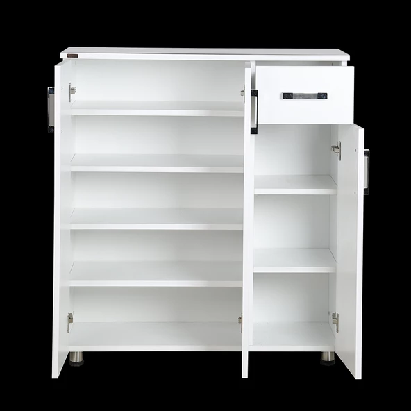 Ayakkabılık 12954 Beyaz Çok Amaçlı Model Beyaz Hard suntalem Demonta 5raf El Yapı - 2