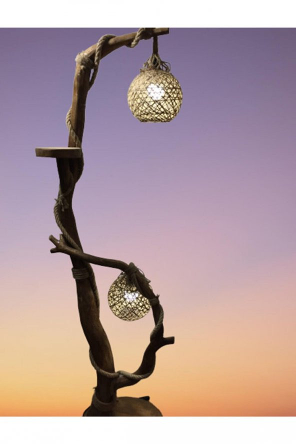 Lambader 12962 Sarmaşık Hamil Kuru çam ve Zeytin Dallarından Özenle El Yapım - 4