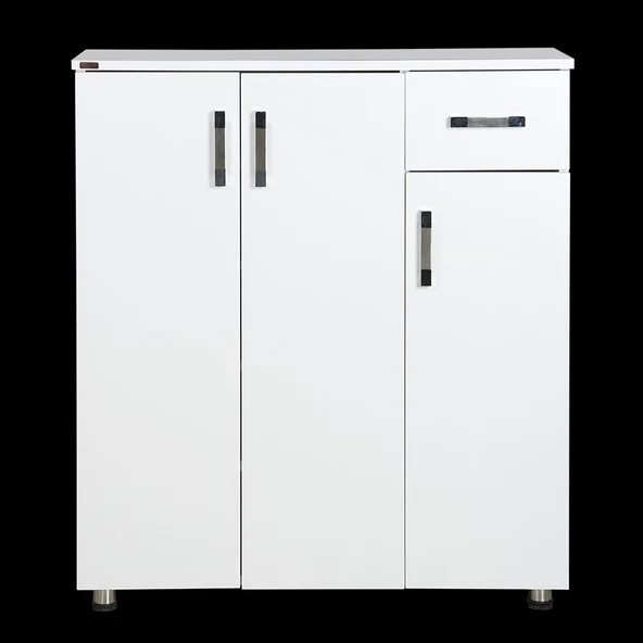 Ayakkabılık 12954 Beyaz Çok Amaçlı Model Beyaz Hard suntalem Demonta 5raf El Yapı