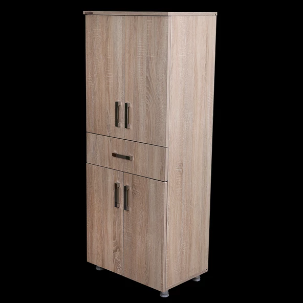 Çok Amaç 12939 Dolap Hard Model Parlak CORDOBA Suntalem 5 Raf 1 Çekm 180 El Yapım - 4