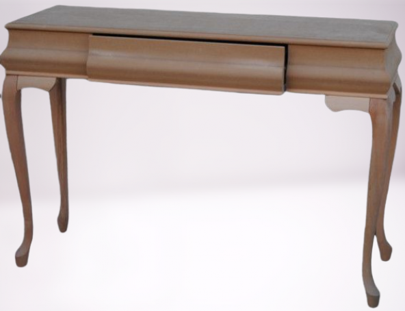 Dresuar 12949 ÇEKMECE Dik Bombe Kayın Kaplama Aslan Ayak Natüre Ceviz El Yapım