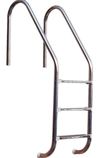 Havuz 12846 Merdiveni 316 Kalite Paslanmaz Çelik CNC kesimli 3 Basamaklı El Yapım - 3