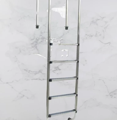 Havuz 12845 Merdiveni 316 Kalite Paslanmaz Çelik CNC kesim 5 Basamak El Yapım