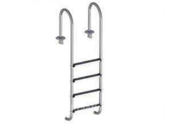 Havuz 12843 Merdiven 316 Kalite Paslanmaz Çelik CNC kesim 4 Basamak El Yapım - 3