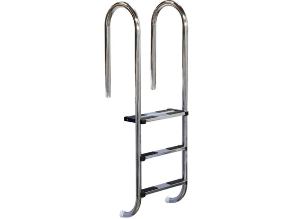 Havuz 12840 Merdiveni 316 Kalite Paslanmaz Çelik CNC kesimli 3 Basamaklı El Yapım - 4