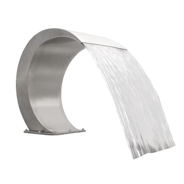 Havuz 12817 Şelale Kobra 900-600 mm 304 kalite 1,2 mm Paslanmaz çelik El Yapım - 2