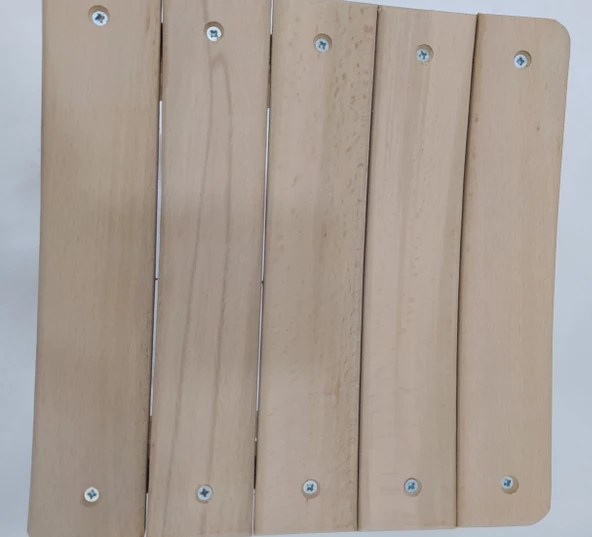 Tabure 12765 Izgara Model Kayın Torna ayak HAM ürün Kutuda sevk El Yapım - 3