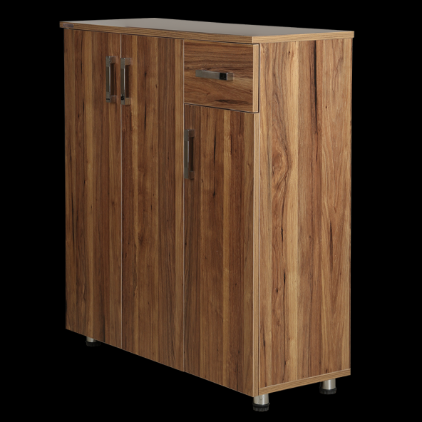 Ayakkabılık 12673 Çok Amaç Model Parlak CEVİZ Hard suntalem Demonte 5raf El Yapım - 4