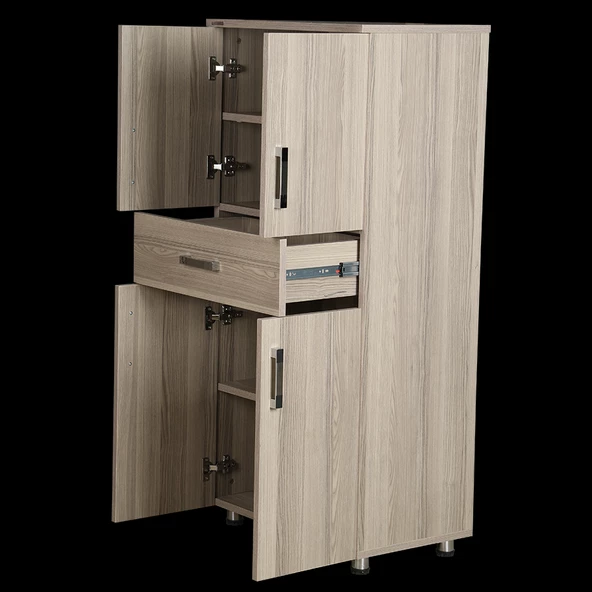 Çok Amaç 12677 Dolap Model Hard Parlak CORDOBA Suntalem 1Çekmece 130 El Yapım - 3