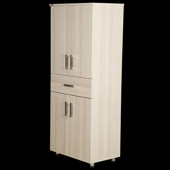 Çok 12681 Amaçlı Dolap Hard Parlak CARDEN Model Suntalem 4Raf 1Çekm 150 El Yapım - 4