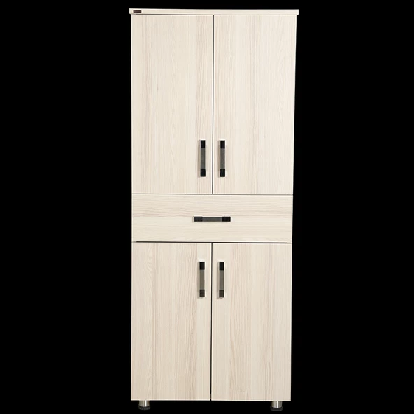 Çok 12681 Amaçlı Dolap Hard Parlak CARDEN Model Suntalem 4Raf 1Çekm 150 El Yapım