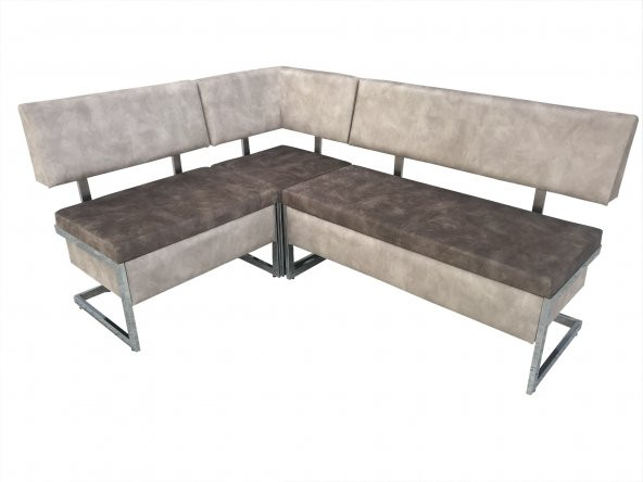 Köşe 12439 Takım Mutfak C LOCA Model Metal nikelaj Kaliteli kumaş döşem el yapım - 3