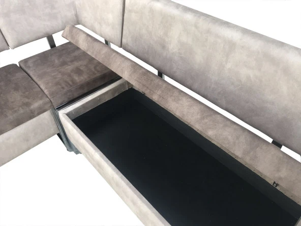 Köşe 12439 Takım Mutfak C LOCA Model Metal nikelaj Kaliteli kumaş döşem el yapım - 2