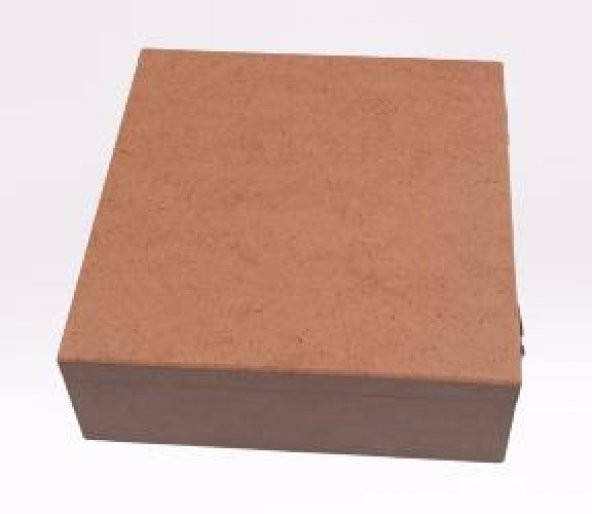 Hobi 90022 Dekoratif Model Takı Kutusu Bölmeli Ahşap HAM MDF El Yapımı - 7