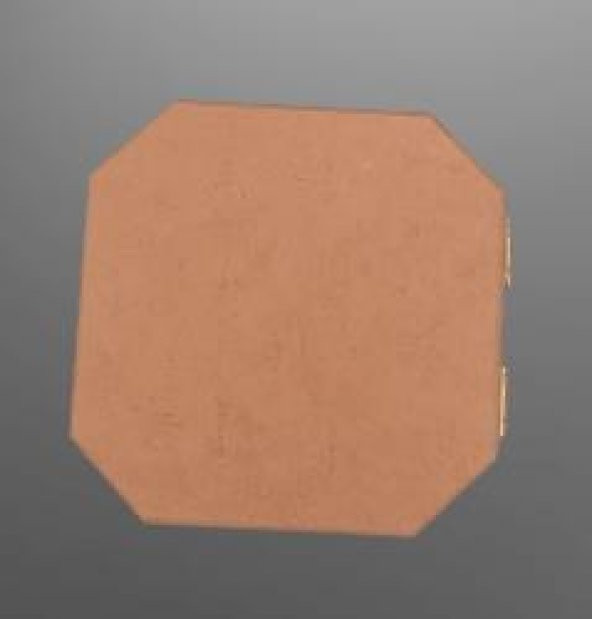 Hobi 90031 Dekoratif Model Öğrenci Kutusu Altıgen Ahşap HAM MDF El Yapımı - 2