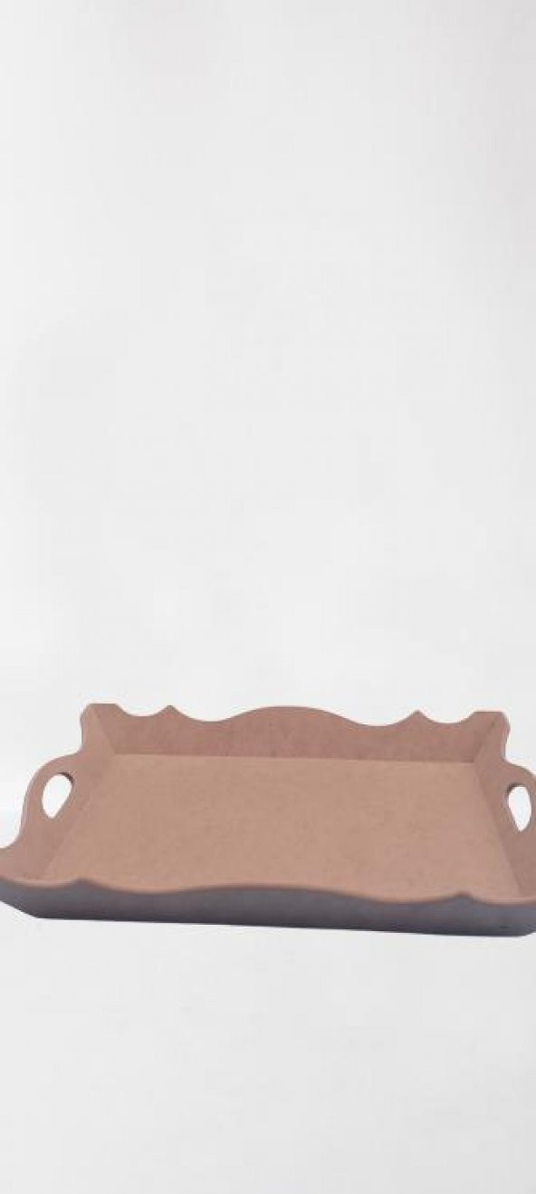 Hobi 90036 Dekoratif Tepsi Ayaklı Şımarık Model HAM Ahşap MDF El Yapımı - 9