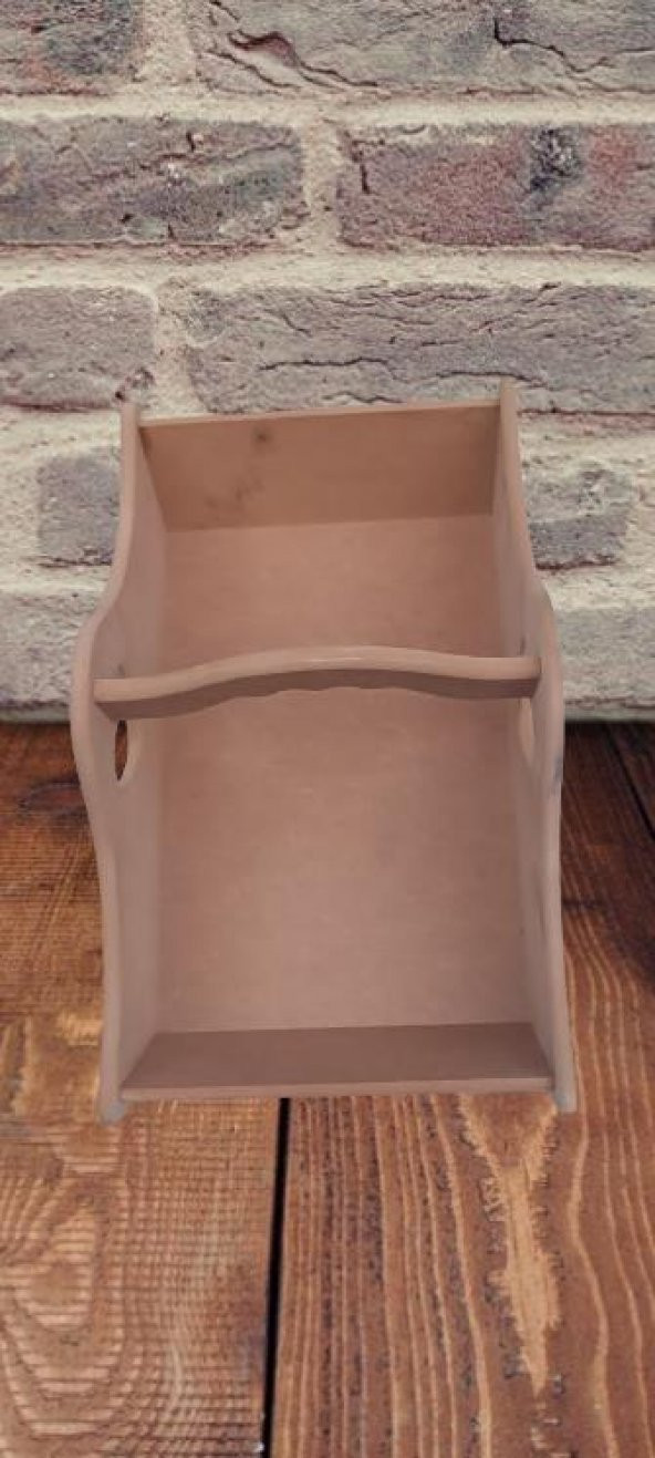 Hobi 90041 Dekoratif Sepet HAM Model cnc kesim Ahşap MDF El Yapımı - 3