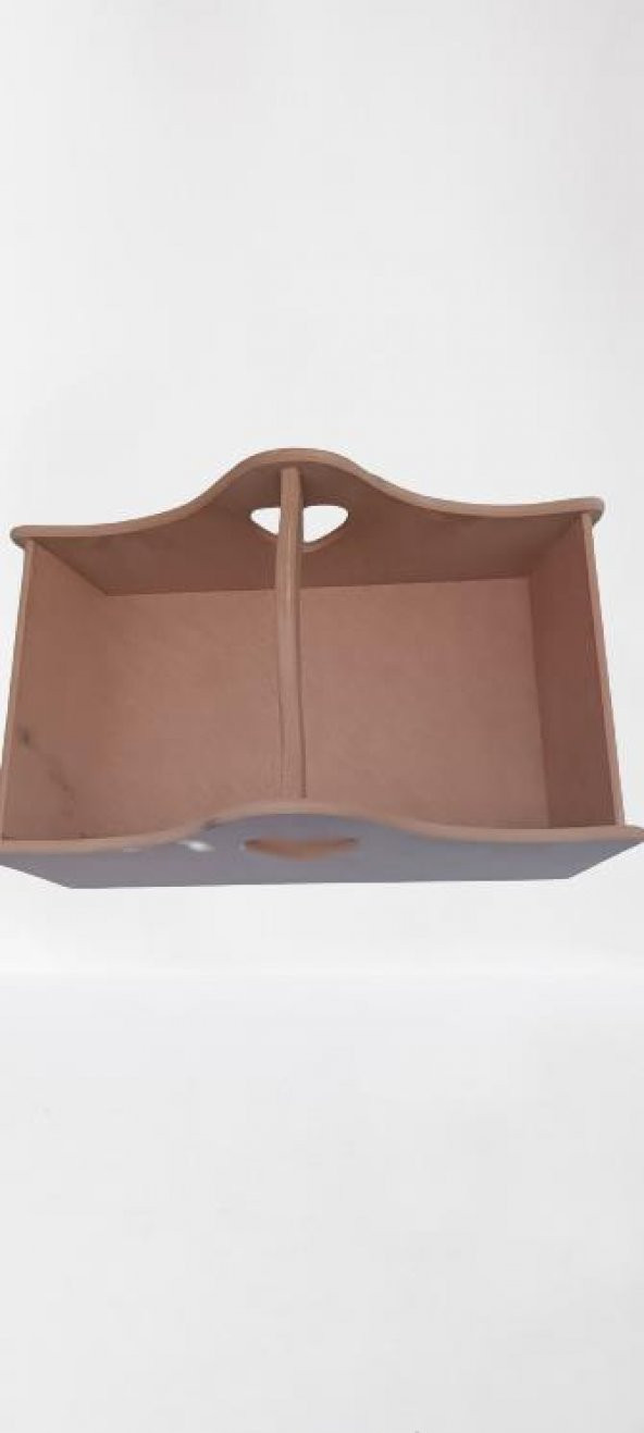 Hobi 90041 Dekoratif Sepet HAM Model cnc kesim Ahşap MDF El Yapımı - 6