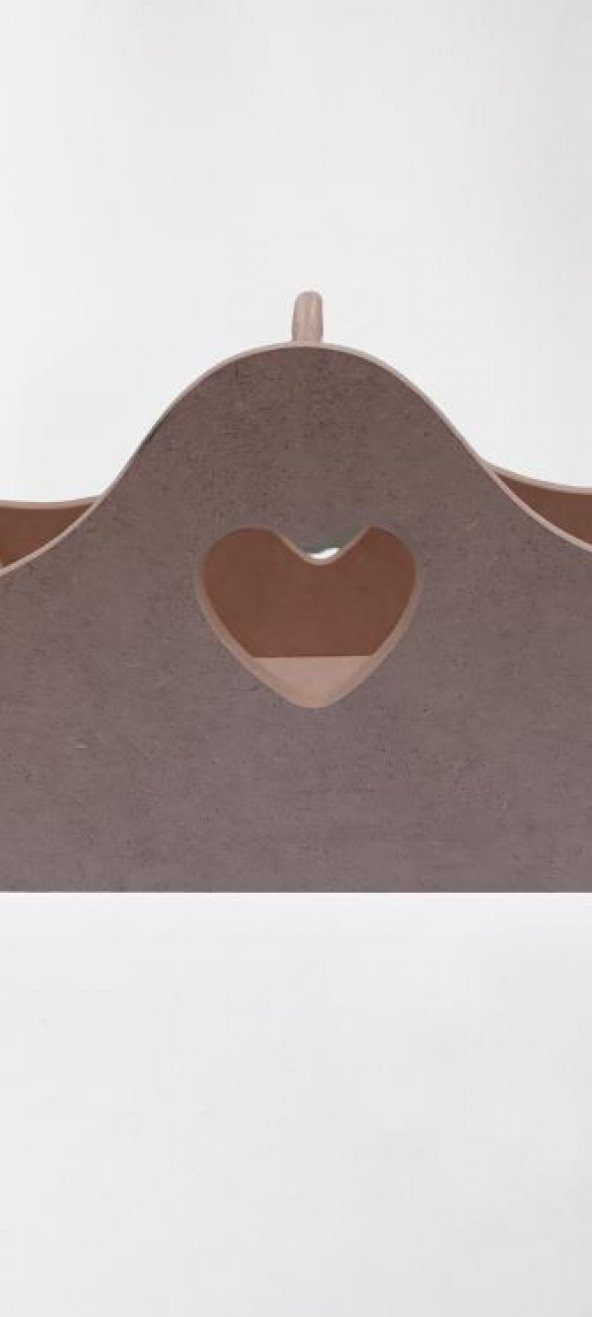 Hobi 90041 Dekoratif Sepet HAM Model cnc kesim Ahşap MDF El Yapımı - 7