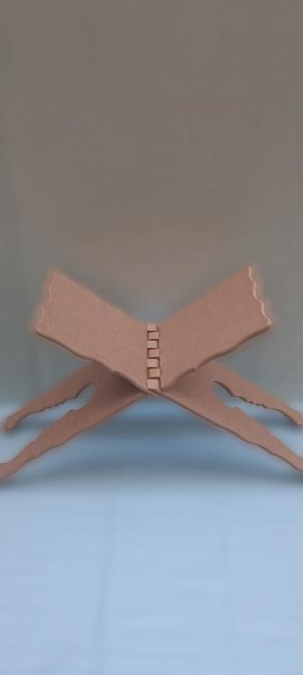 Hobi 90044 Dekoratif Model Rahle HAM Ahşap MDF CNC KESİM El Yapımı - 5