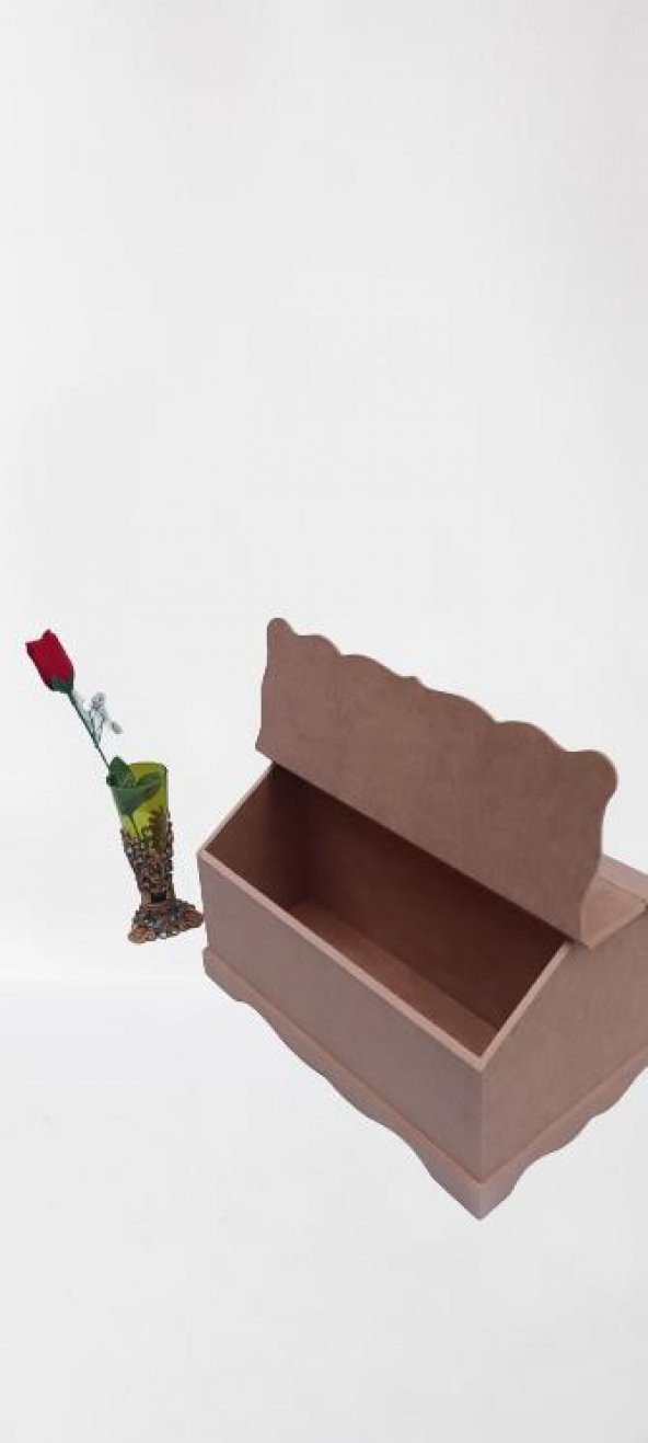 Hobi 90037 Dekoratif Takım Çantası Model HAM Ahşap MDF El Yapımı - 6