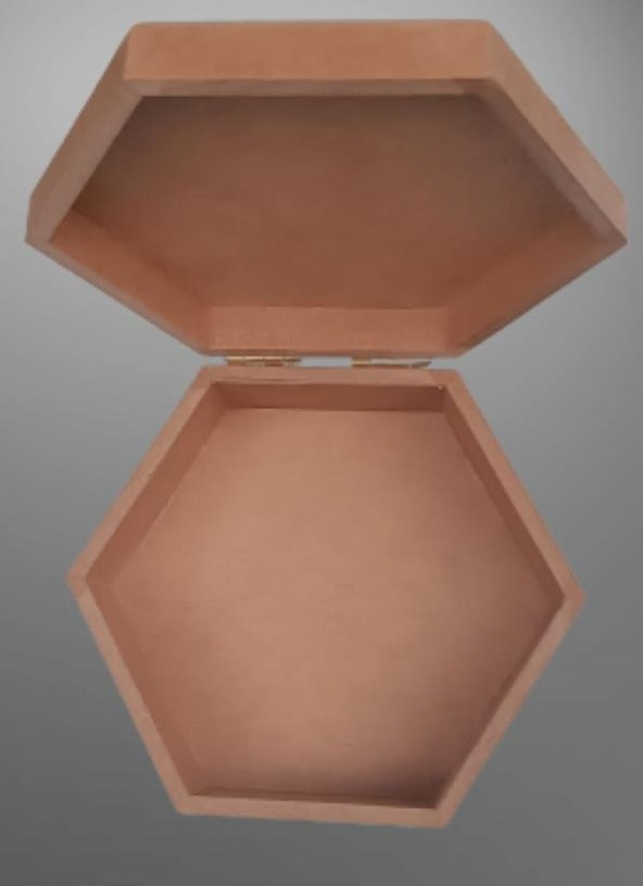 Hobi 90047 Dekoratif Model Öğrenci Kutu HAM Ahşap MDF El Yapımı - 5