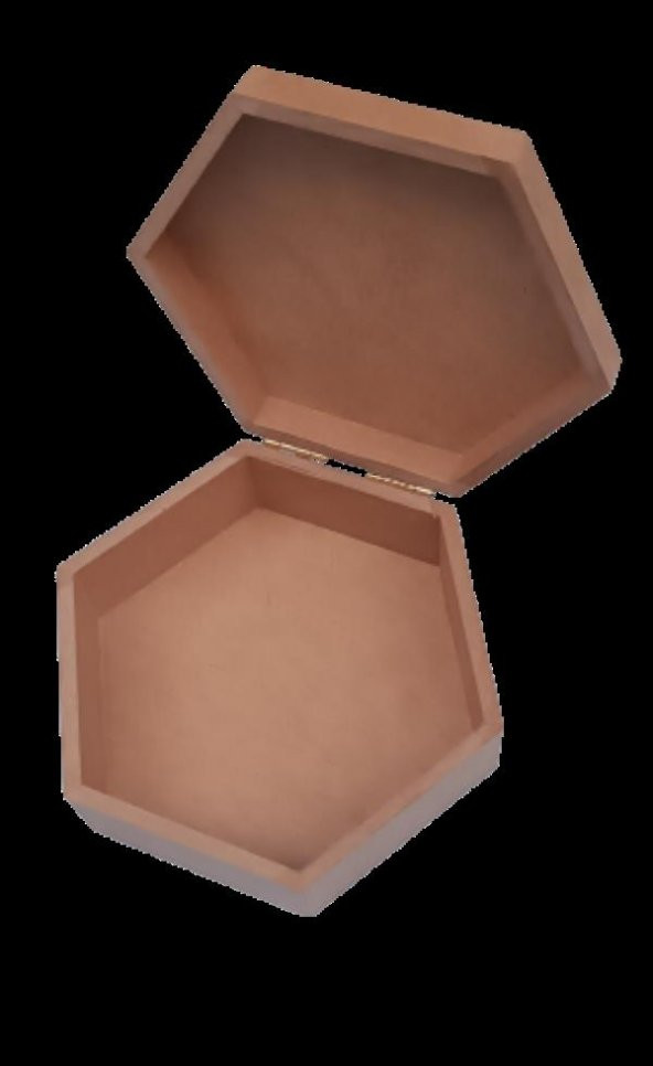 Hobi 90047 Dekoratif Model Öğrenci Kutu HAM Ahşap MDF El Yapımı - 6