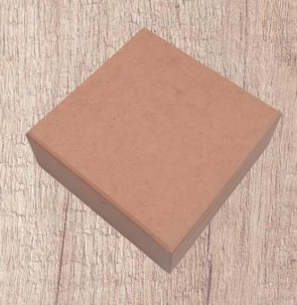 Hobi 90052 Dekoratif Model Öğrenci Ve Makyaj Kutu Ahşap MDF HAM El Yapımı - 4