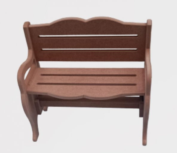 Hobi 90054 Dekoratif Model BanK Tipi Havluluk HAM Ahşap MDF El Yapımı - 4