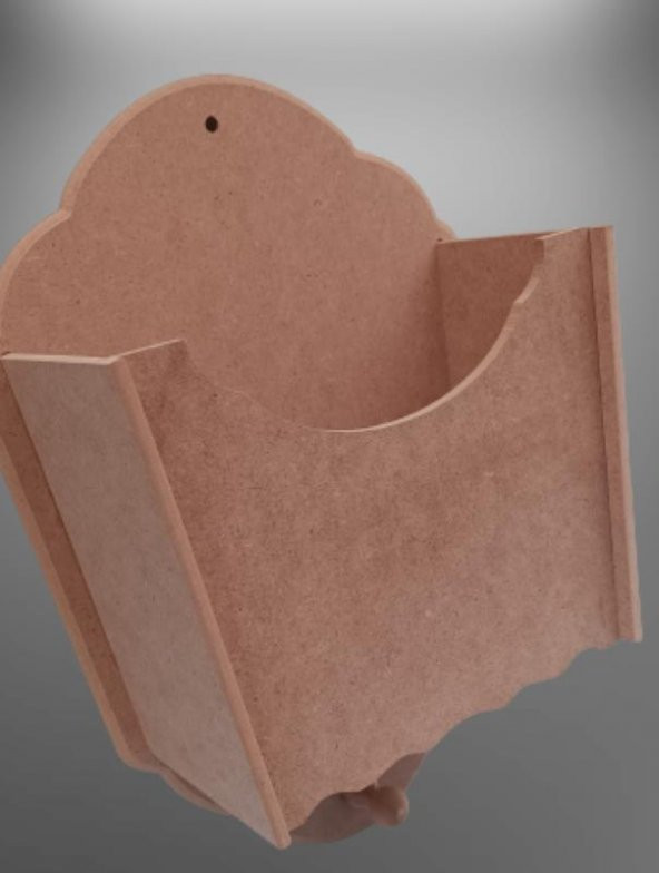 Hobi ADN 90055 Dekoratif Gazetelik Kutu Model HAM Ahşap MDF El Yapım