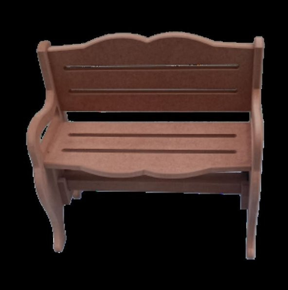 Hobi 90054 Dekoratif Model BanK Tipi Havluluk HAM Ahşap MDF El Yapımı - 5