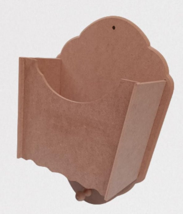 Hobi ADN 90055 Dekoratif Gazetelik Kutu Model HAM Ahşap MDF El Yapım - 3