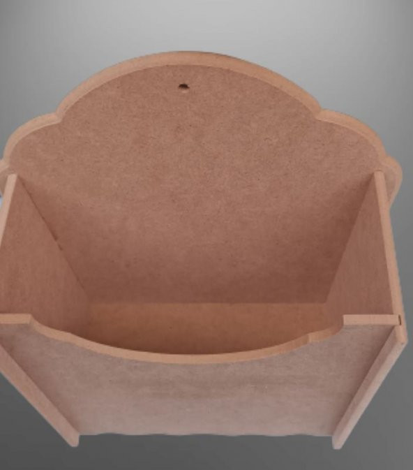 Hobi ADN 90055 Dekoratif Gazetelik Kutu Model HAM Ahşap MDF El Yapım - 7